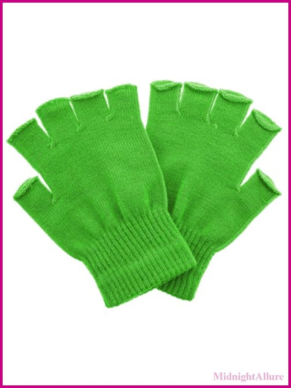 Knit Fingerless Gloves Touchscreen Half Finger Warm Stretch Acrylic